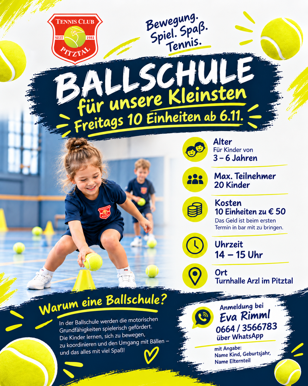Neues Angebot: Ballschule für unsere Kleinsten